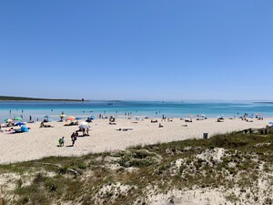 Spiaggia La Pelosa, feiner Sandstrand auf Sardinien<p></p>